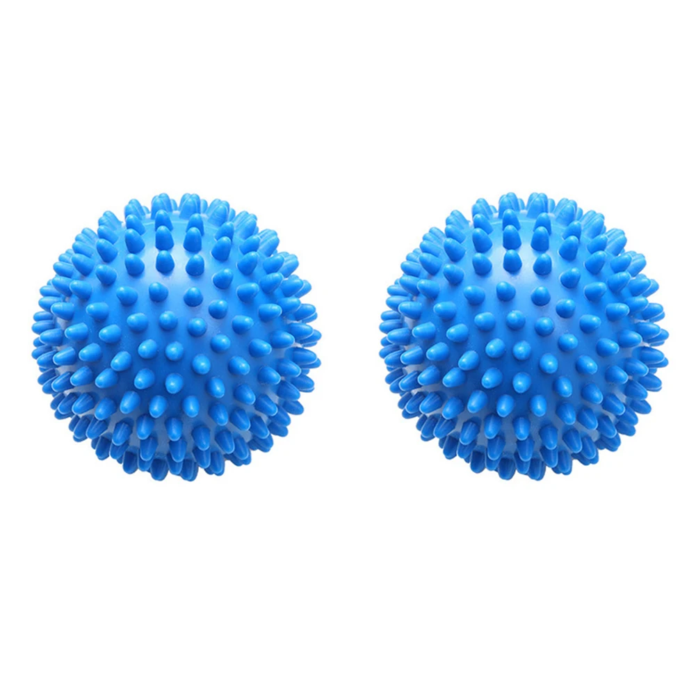 Bolas de PVC para secar ropa, herramientas de limpieza reutilizables, Bola de tela suavizante para secado lavar en seco, 2 uds.