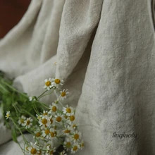 Высокая плотность натурального дождя и льна чистая льняная ткань высокого класса льняная одежда ткань