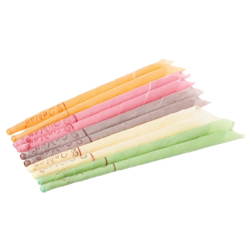 10Pcs Ear Wax Cleaner Removal Indian Coning Fragrance Ear Candles Healthy Care X5XC 10Pcs Ear Wax Cleaner Removal Indian Coning Fragrance Ear Candles Healthy Care X5XC