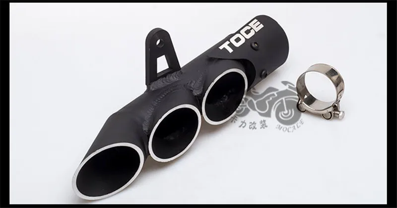 

Motorcycle Akrapovic heavy locomotive modified exhaust pipe R6 2006-2015 direct loading TOCE modified large row