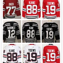 Все сшитые мужские футболки atrick Kane Jonathan Toews Duncan Keith Corey Crawford