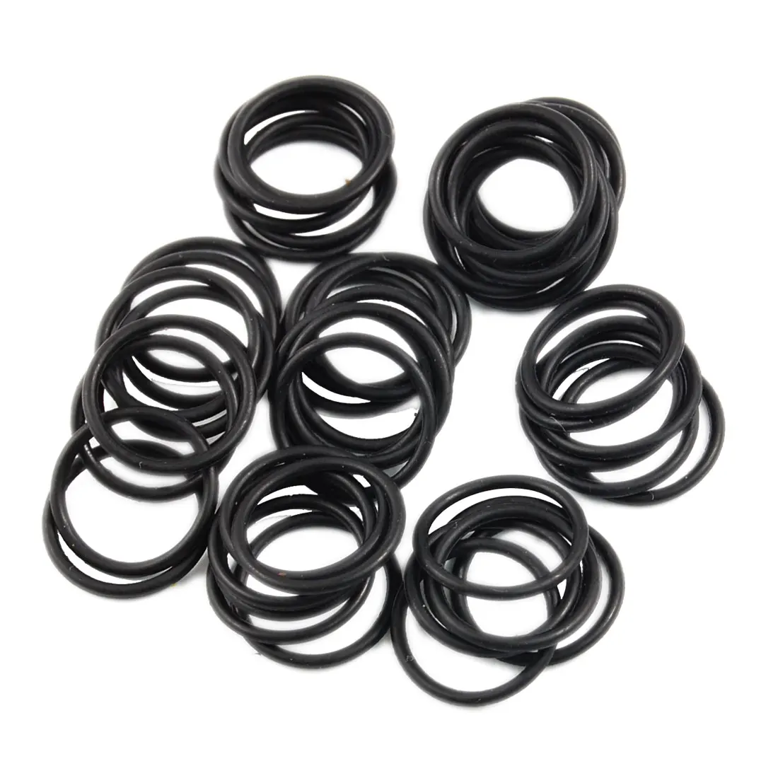 

uxcell 50 x Black 17mm OD 1.5mm Thickness Nitrile Rubber O-ring Oil Seal Gaskets