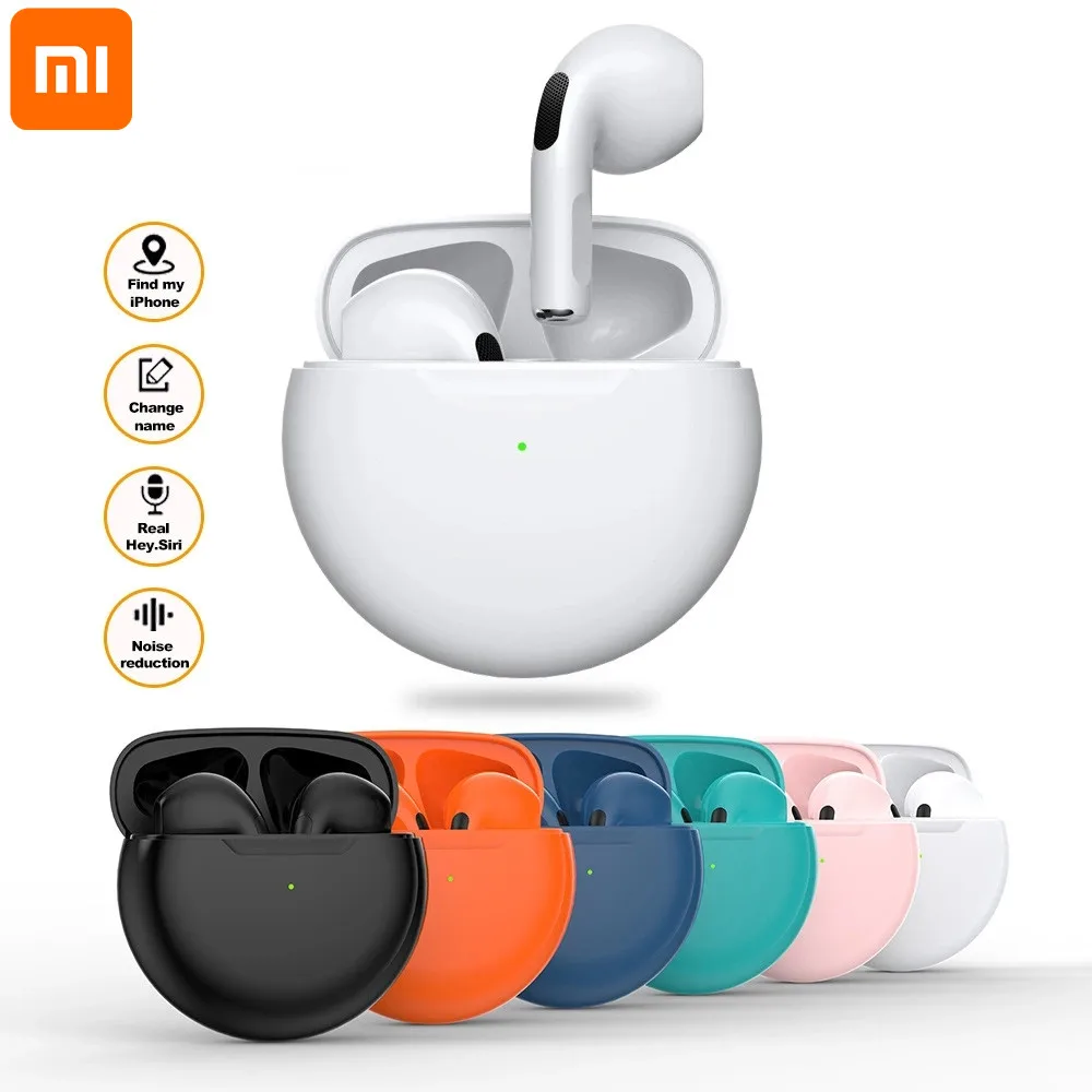 Xiaomi 2022 Air Pro 6 TWS Wireless Headphones 8D Stereo HiFi Headset With Mic Tws Bluetooth Earphone Noise Cancle For | Электроника