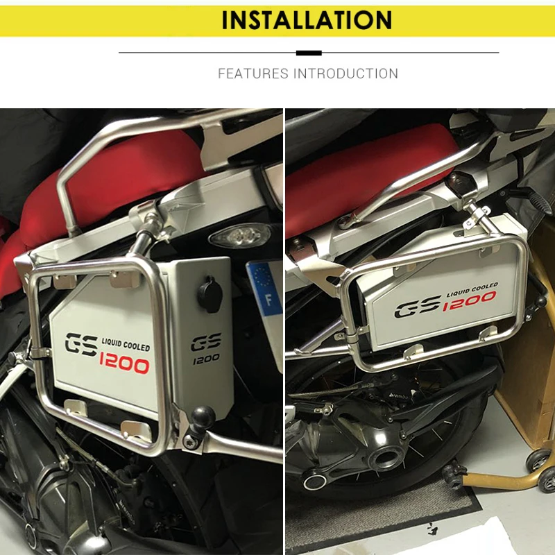 New Arrival! Tool Box For BMW R1250GS R1200GS LC ADV Adventure 2013-2020 Decorative Aluminum 5 Liters ToolBox Left Side Bracket (6)