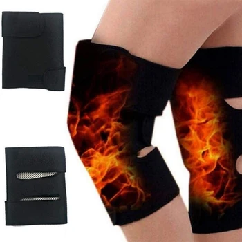 

Tourmaline Self-heating Knee Support Brace Magnetic Therapy Tourmaline Kneepad Tourmaline Belt Knee Massager Pad Knee Sleeve
