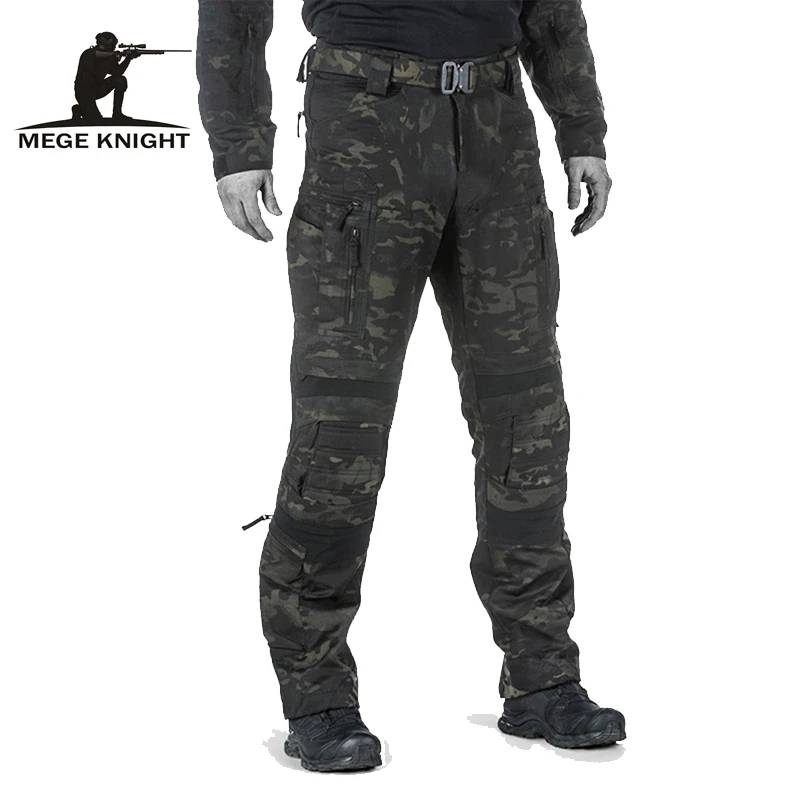 Combat Trousers Pantalon Working-Clothing Tactical-Pants Military Cargo Mege Wide-Leg