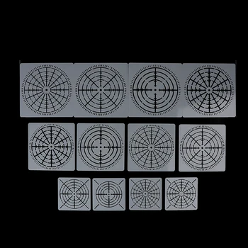 

DIY 12PCS Reusable Mylar Painting Stencils Templates Tools for Craft Furniture Wood Canvas Rocks Fabric Wall Art