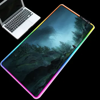 

Mouse Pad Gamer RGB Alien Gaming Large XXL Desk Mat Keyboard Mice Desktop Pad Durable High-quantity Colorful Mouse Pads