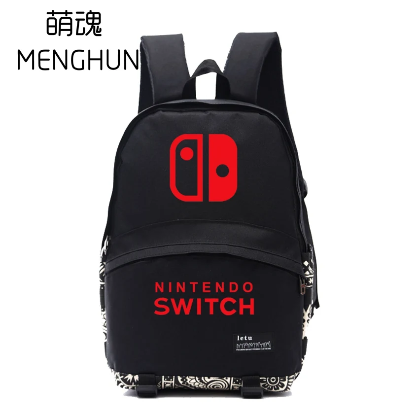 Game concept NS backpack Switch icon printing backpacks Gamer Backpacks | Багаж и сумки