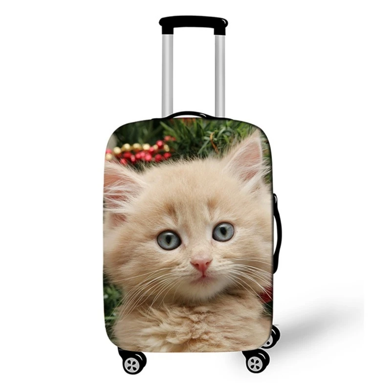 Travel Luggage Cover Bird Pattern Blossoming Flowers Suitcase Protector