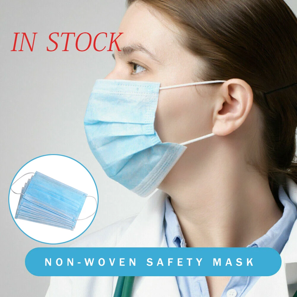 

profession 3 Layer Disposable mouth mask Non Woven Anti-dust face masks Safe Breathable protetive Mascarilla