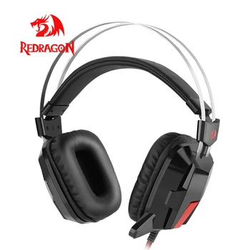 

Redragon H201 Stereo Gaming Headset Gamer For PC PS4 XBOX Computer Surround Pro Wired Computer Headsets With Microphone