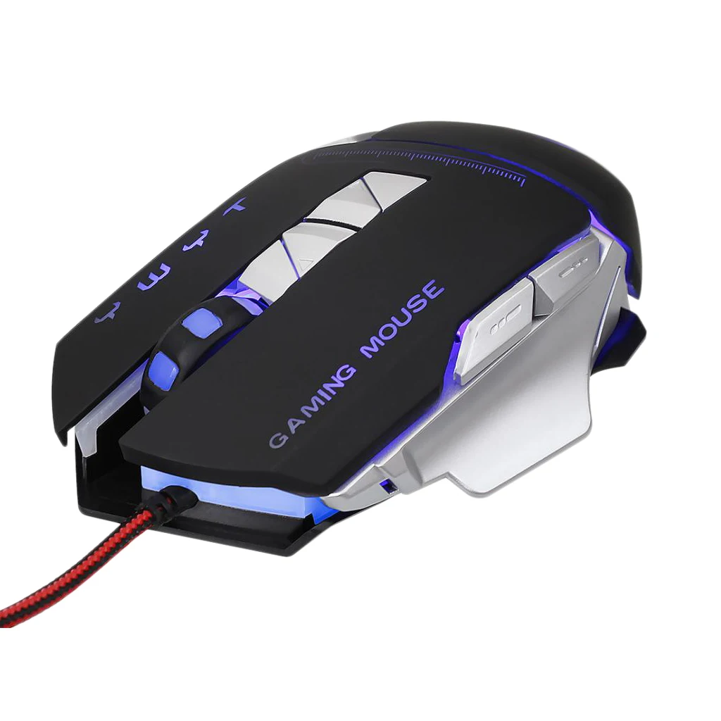Проводная игровая мышь USB профессиональная Макросъемка мышь регулируемая 4800 dpi игровая мышь Мыши для настольного компьютера ПК