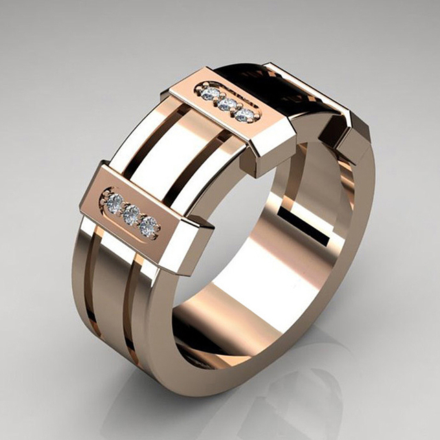 Mechanical Gear Wheel Men Ring Silver Color Punk Wedding Band Finger Rings for Women Modern  Jewelry O5T292