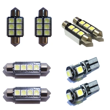

8Pcs 12V canbus white LED auto Interior Car Lights reading light dome bulb Package Kit For 2001-2004 AUDI A4 B6 8E J1