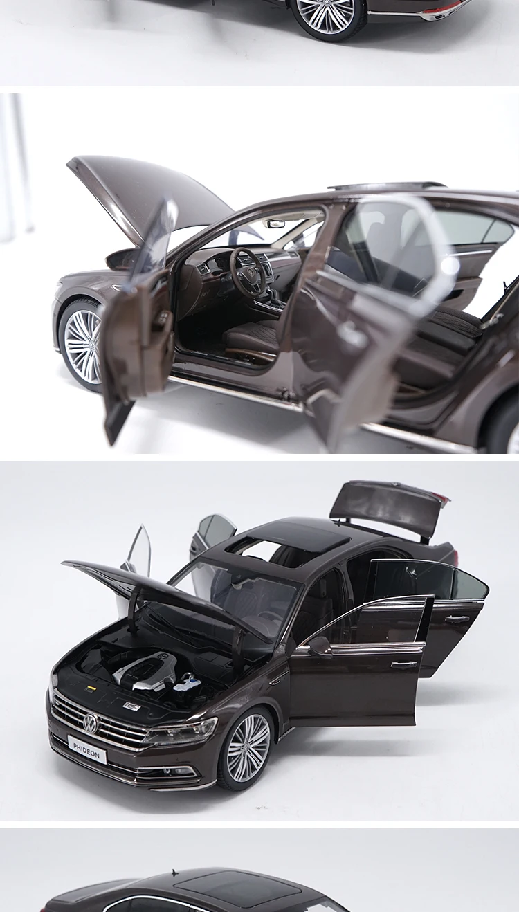 1:18 VW fhideon литая под давлением Модель автомобиля игрушки Металлическая Модель автомобиля оригинальная коробка