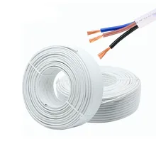 Электрический провод BVVB RVV 2, четыре ядра, 3 Core 14/16/18 AWG чистый Медь кабельная оболочка твердых бытовых/гибкий провод