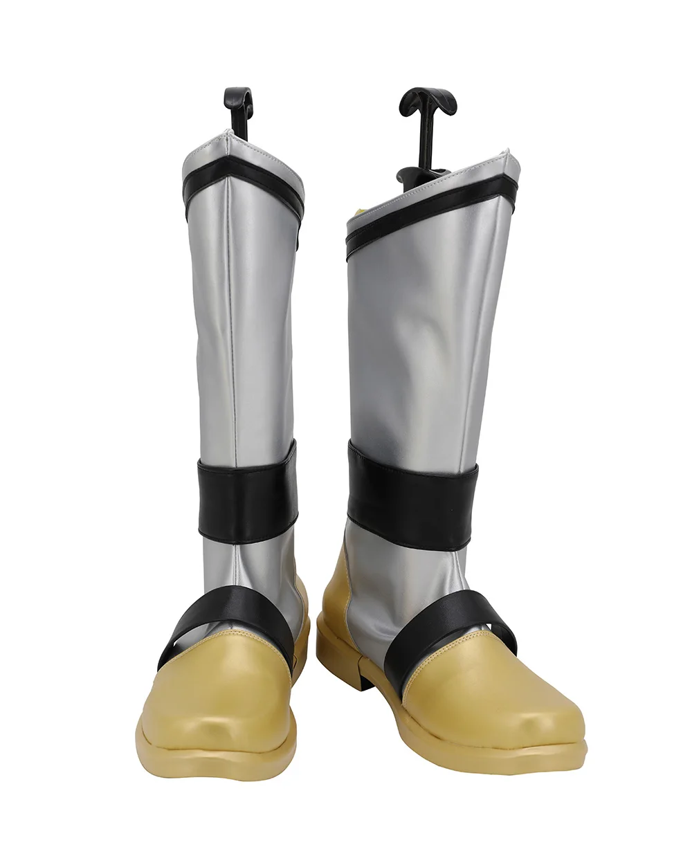 The King of Fighters 2001 Igniz Cosplay Boots Silver Shoes Custom Made (2)