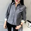 Very Thick Women Winter Style Blouses Shirts Lady Casual Long Sleeve Turn-down Collar Velvet Blusas Tops DF3161 ► Photo 2/6