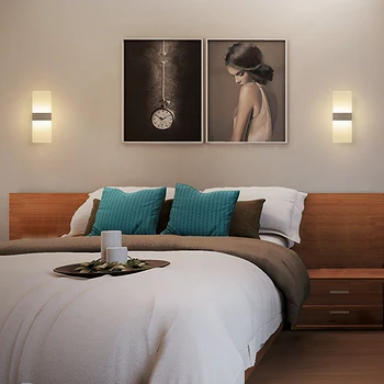 

Post-modern LED Wall Lamp Bedside Light Bathroom Vanity Front Mirror Light Aisle Corridor Lighting Wall Mounted Sconce Art light