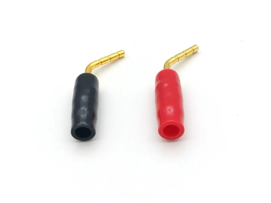 바나나 플러그 스피커 플러그 잠금 케이블 커넥터 어댑터, 2mm 와이어 터미널 핀 플러그, 10 개
