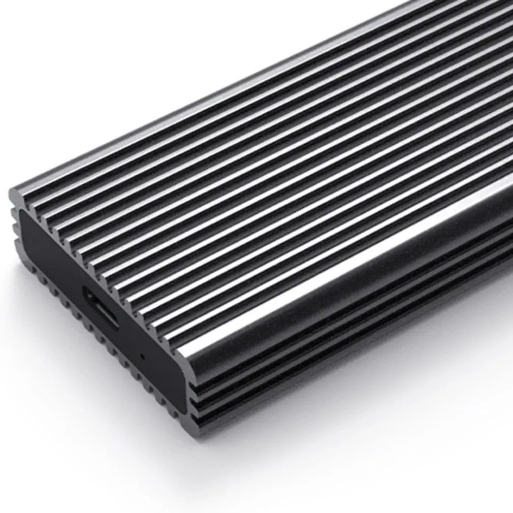 M.2 ssd casesType-C порт высокая скорость передачи жесткий диск Корпус тепловыделение черный алюминиевый SSD коробка