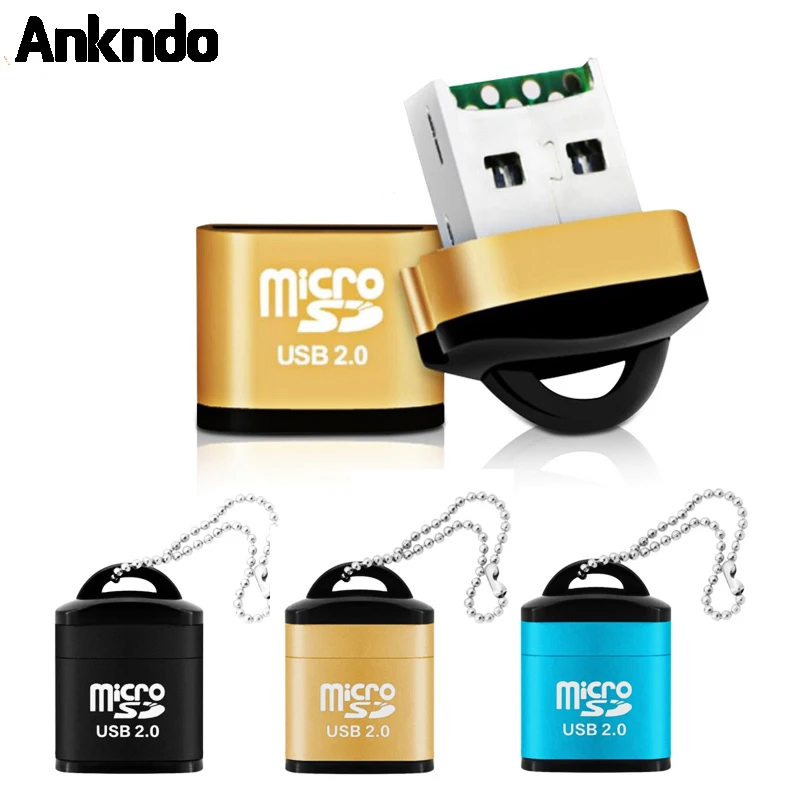 Usb кардридер ANKNDO мини 2 0 карта памяти Micro SD высокоскоростной адаптер для ПК