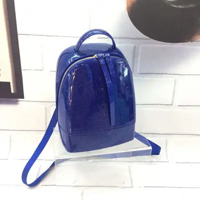 TOYOOSKY/Новинка года; Модный женский милый силиконовый рюкзак женские дорожные сумки для девочек; школьная конфетная сумка; Женская водонепроницаемая Желейная сумка - Цвет: Blue