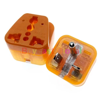 

( Lot 5) Universal Plug Adapter - NEMA 6-20P - 208/220/230/240 Volt Max 10A With Surge Protector Voltage Indicator