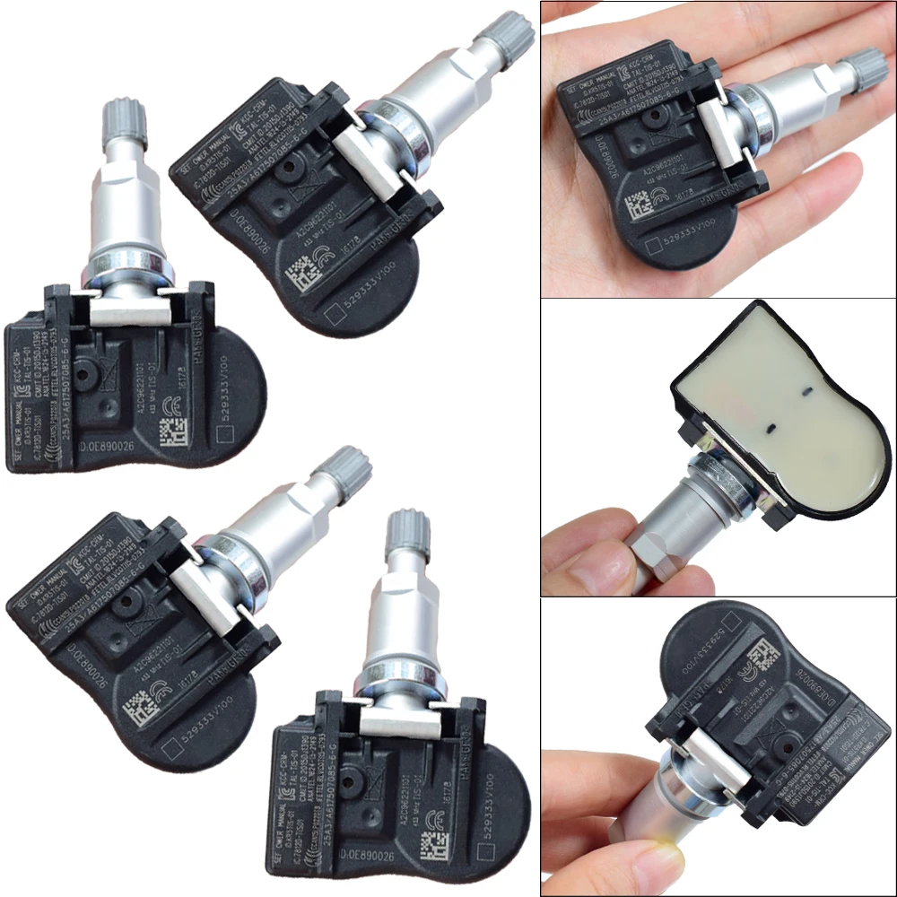 4 шт. 52933-3V100 529333V100 автомобильный TPMS датчик давления в шинах датчик системы 433 МГц для hyundai i40 VF 2011- Asuna