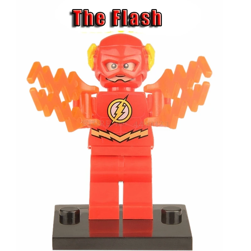 The Flash Набор вспышек DC фигурки фильмов черная обратная вспышка Джокер Бэтмен Mera Arthur строительные блоки кирпичи игрушки Marvel Мстители Халк игрушка - Цвет: The Flash