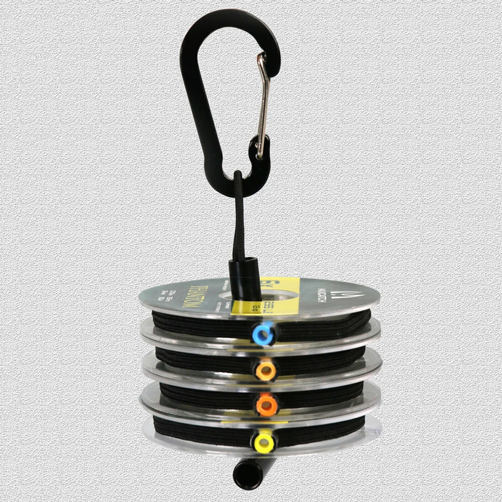 

Brand new Hot sale T Holder High quality M/L Outdoors TIPPET SPOOL HOLDER Aluminum Black Durable Leader holder