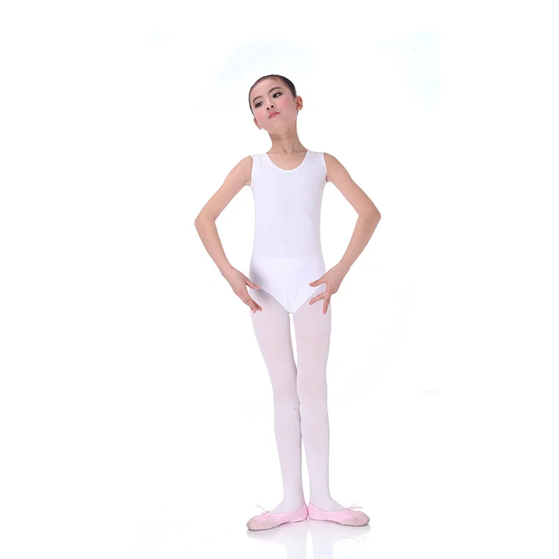 

Summer New Style Dancing Dress Children Solid Color Ballet One-piece Yoga Clothes Children Stage Performance Clothing