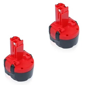 

2pcs x 3.0Ah BAT048 9.6V 3000mAh Rechargeable Battery Power Tools Batteries for Bosch Drill PSR 960 Ni-MH free shipping