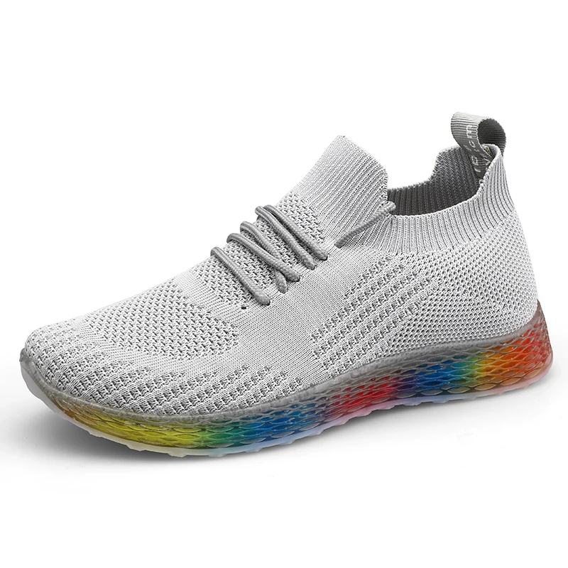 Hot Sale Cheap Tenis Feminino Women Gym Sport Shoes Women Tennis Shoes Female Stability Athletic Fitness Sneakers Trainers - Цвет: gray