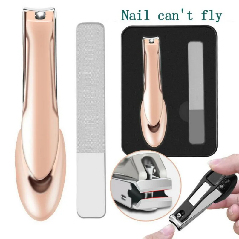  Professional Nail Clippers Kit Pedicure Care Tools Stainless Steel Grooming Tools For Travel Home N