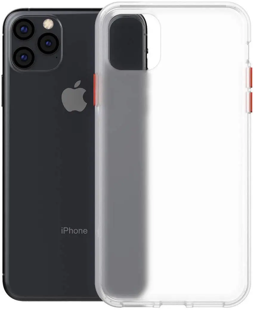 Роскошный Матовый чехол для iphone 11 PRO MAX xs mas/xr/6/7/8 plus чехол противоударный тонкий двойной цвет чехол для телефона в стиле "100 шт./лот