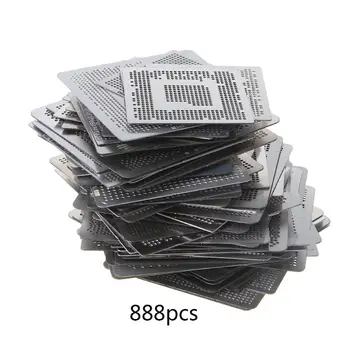

888PCS BGA Stencil Templates Direct Heating Reballing Stencil for Chip Rework