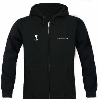 

Autumn Cobra brand male long sleeve solid hoodie zipper sweatshirts hoodie
