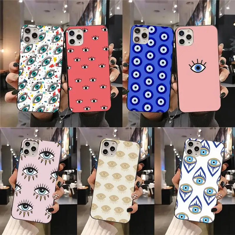 Чехол от сглаза для iphone 12 pro max 11 XS MAX 8 7 6 6S Plus X 5S SE 2020 XR | Мобильные телефоны и