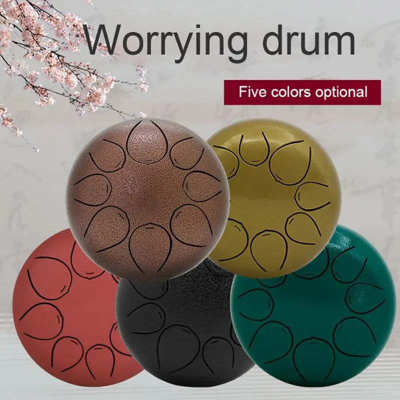 

High Quality 5 Inch 5-tone Stainless Steel Handheld Pan Percussion Innovative Lotus Drum