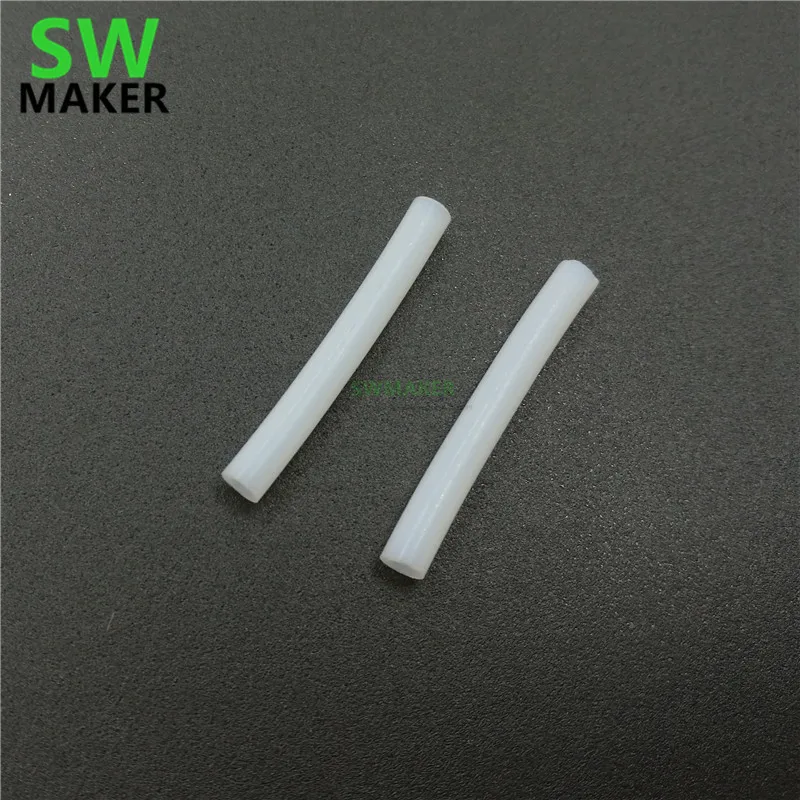 SWMAKER 10 шт. PTFE Изоляционная трубка Wanhao Дубликатор i3 мини FDM 3D Priner Parst