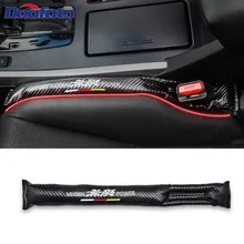 Doofoto автомобильное сиденье зазор наполнитель для Honda Mugen power Civic CRV Fit NC750x Accord Dio Jazz авто аксессуары углеродное волокно Стайлинг