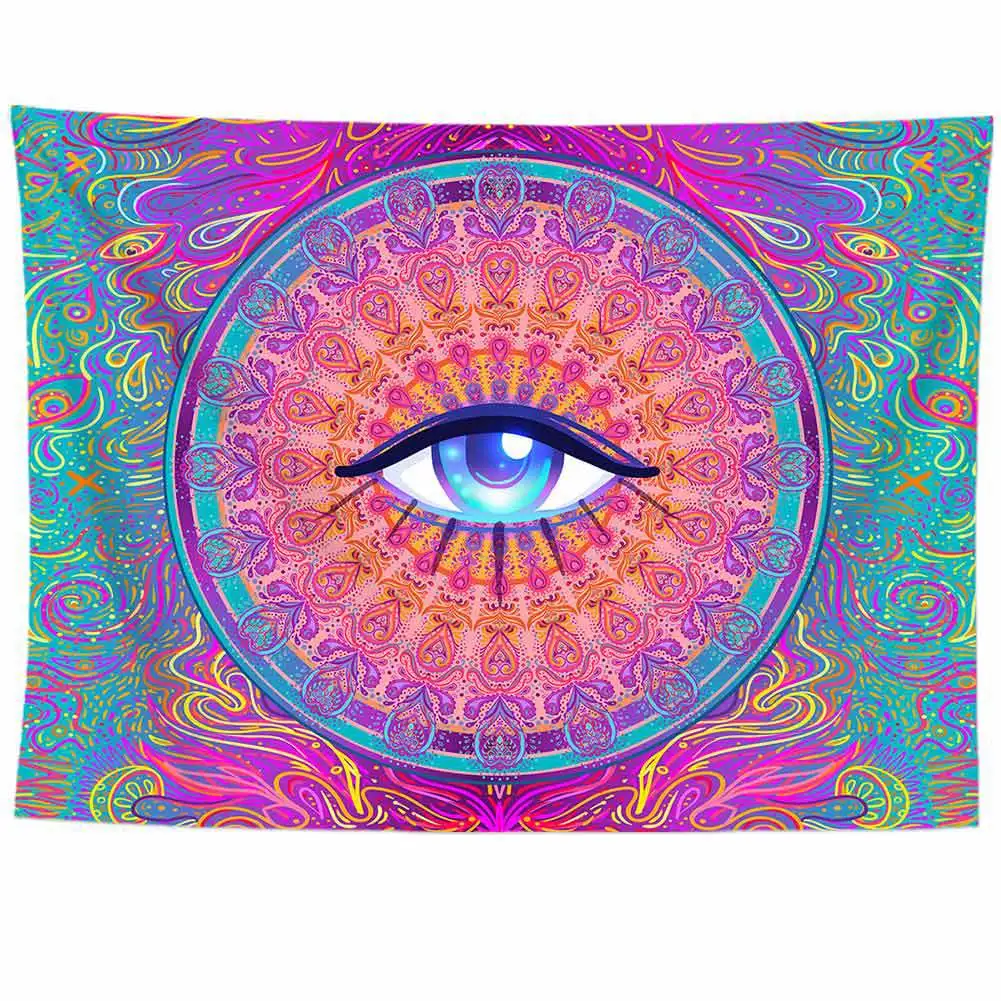 

eye tapestry indian wall rug Mandala on the wall carpet large fabric wall tapestry bedroom decor