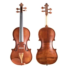 FLV2113 полный размер пылающий твердой древесины Скрипки ручной работы для начинающих
