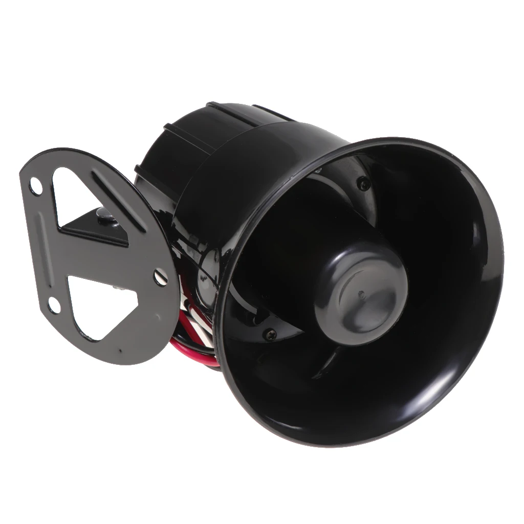 Car Motor Van Truck Boat Alarm Loud Speaker Siren Horn 20W 12V 6 Sound 110dB