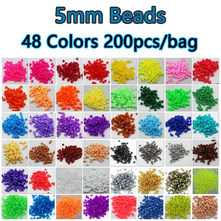 Fuse Beads Kit 5mm Set Iron Melting Beads Pixel Art Puzzle for Kids Hama  Beads Diy 3D Puzzles Handmade Gift Children Toy - AliExpress