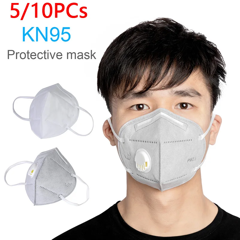 

INSTOCK! KN95 Anti Virus Anti-pollution Face Mask Dust-proof Mesh Mouth Masks Protection Outdoor Face Mask Safe Breathable Mask