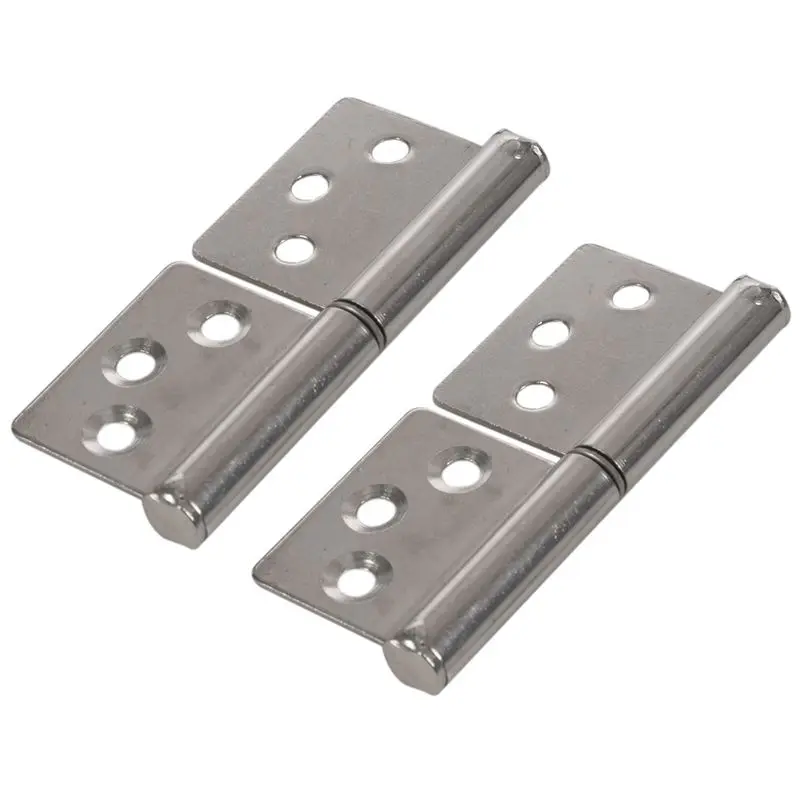 3 inch Silver Tone stainless steel 360 Degree Rotating Window Door Flag Hinge 2 Pieces | Обустройство дома