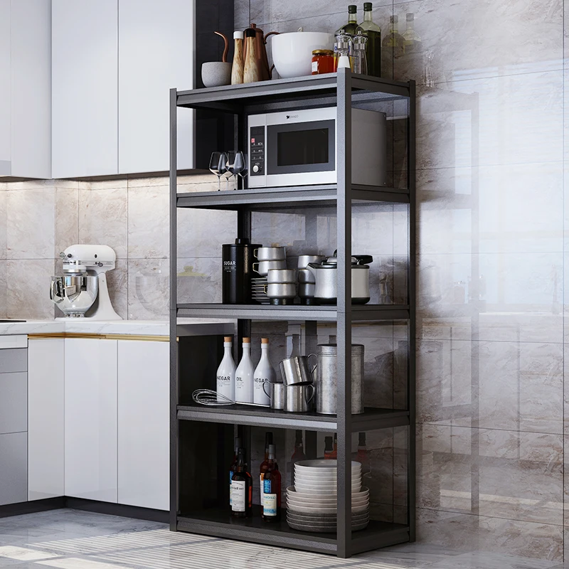 

Metal racks kitchen floor balcony living room quilt storage consolidation shelf storage shelf multi-layer debris rack